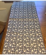 Tan &amp; Black Sparkling Lace Table Runner 36x14 Inches  - $13.00 CAD