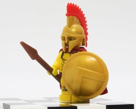 Ancient Greeks Sparta Army Spartan Warrior Minifigures Weapons and Acces... - £2.38 GBP