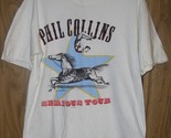 Phil Collins Concert Tour Shirt Vintage 1990 Serious Tour Single Stitche... - $164.99