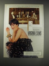 1990 Virginia Slims Cigarettes Ad - In 1867, medium Elizabeth Jesse insisted - £14.56 GBP