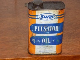 Vintage Surge Pulsator Oil 1 Pint Empty Can - $29.70