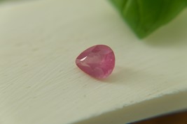  RARE: Neon Pink Mahenge Spinel, designer cut premium handcrafted pear cut with  - £376.91 GBP