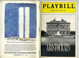 Playbill Aristocrats 1989 Margaret Colin John Pankow World Trade Center ... - £9.47 GBP