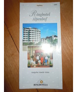 Ringhotel Alpenhof Brochure Augsburg Germany 1999 - £4.70 GBP