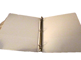 BINDERS three 1" rings, 2 pockets, view binders white (office) - $2.97