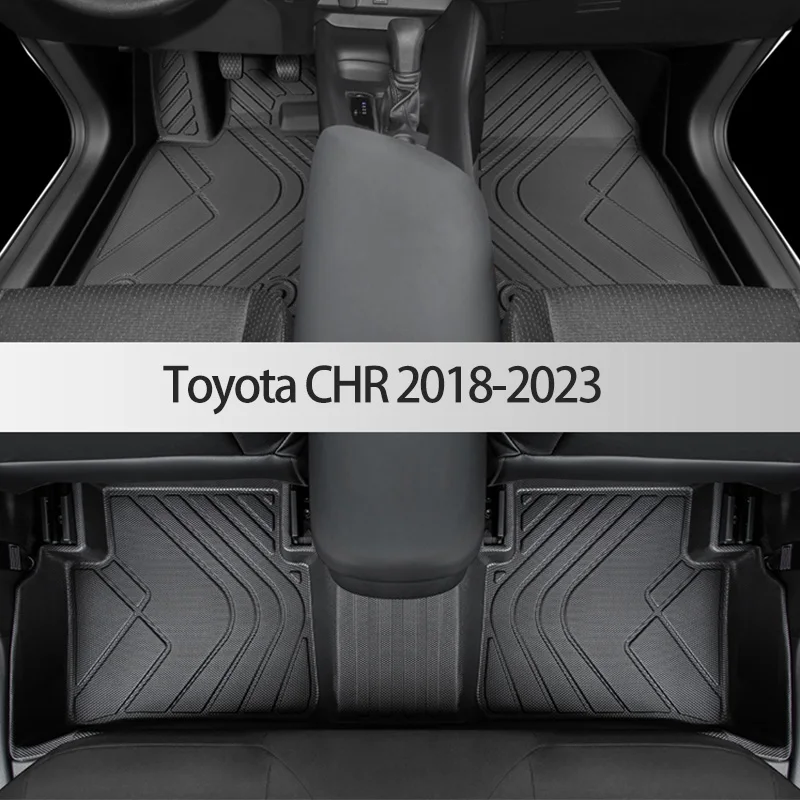 Custom TPE Car Floor Mats For Toyota CHR 2018 2019 2020 2021 2022 2023 - £243.53 GBP