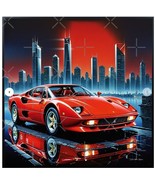 1982 Ferrari SS Poster - 33.1&quot; x 33.1&quot; - Semi Gloss - $52.54 CAD