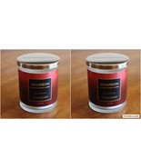 Lot of 2 Bath &amp; Body Bourbon Single Wick Candle 8 oz Mens Collection 30-... - $443.04 MXN