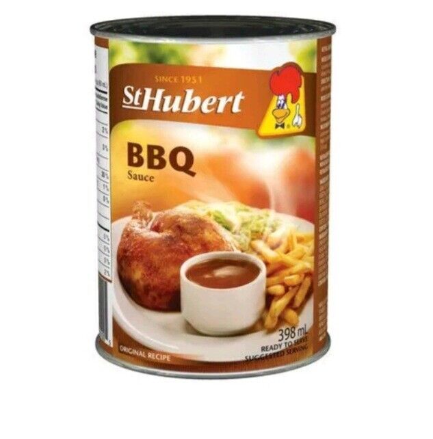 Primary image for 3 Cans of St-Hubert BBQ Sauce 398ml each can From Canada