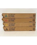 4 Genuine Ricoh Aficio MPC4502,C5502 CMYK Toners 841751,841752,841753,84... - €192,25 EUR