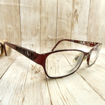 Ellen Tracy Polished Burgundy Metal Eyeglasses - Naples 54-16-135 - £33.98 GBP