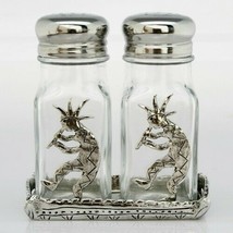 Kokopelli Salt and Pepper-Shaker Set - Silvie Goldmark Design - Plated P... - $59.00