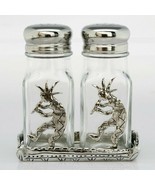 Kokopelli Salt and Pepper-Shaker Set - Silvie Goldmark Design - Plated P... - £47.45 GBP