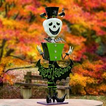 Zaer Ltd. Metal Halloween Figurine Statue Decorations with Bobbly Heads (Larger  - £259.48 GBP