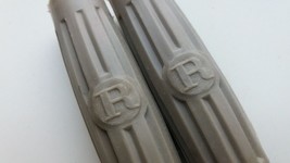 NOS 1 Pair 4&quot; Length Bicycle Handlebar Grips R Grey Fit Raleigh Rudge Humber Etc - £27.56 GBP