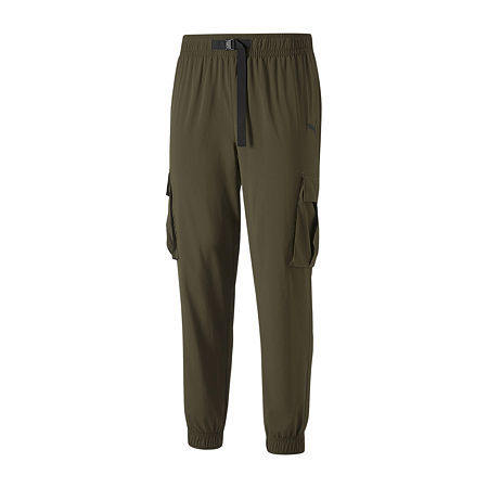 Primary image for Puma Men's The Train Fav Moisture Wicking Woven Cargo Pants Deep Olive-Small