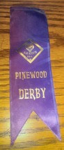 Vintage 1975 Boy Scouts Pinwood Derby Ribbon BSA  Purple - $11.99