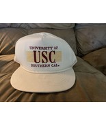 Vintage USC Trojans Snapback  Adjustable White Hat Cap - $1,112.09 MXN