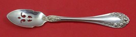 Rose by Wallace Sterling Silver Olive Spoon Pierced 5 3/4&quot; Custom Made - $68.31