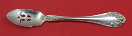 Rose by Wallace Sterling Silver Olive Spoon Pierced 5 3/4&quot; Custom Made - $68.31