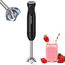 Handheld Blender, Electric Hand Blender 12-Speed With Turbo Mode, Immersion Hand - £27.40 GBP