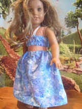 homemade 18&quot; american girl/madame alexander 2 piece LEA dress doll clothes - $14.99