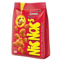 Lorenz  NicNac&#39;s Nic Nacs Classic crispy shell peanuts 110g FREE SHIPPING - £6.96 GBP