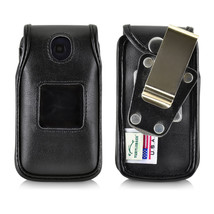 Consumer Cell Alcatel Go Flip, Flip V Myflip (A405DL) Flip 2 Leather Case Clip - £29.88 GBP