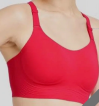 NWT All in Motion Women&#39;s High Support Sports YOGA GYM RUN Bra Cherry Red Size L - £11.98 GBP