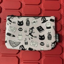 Ipsy X Valfre Cosmetic Makeup Bag Halloween Pink Witch Ghost Black Cat Magic - $13.49