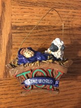 Gioia Per Il Mondo Mangiatoia Ornamento di Natale - £8.08 GBP