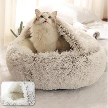 New Pet Bed Winter Comfortable Plush worm Bed size 50x50 cm For Small Pet  - £11.84 GBP