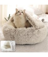 New Pet Bed Winter Comfortable Plush worm Bed size 50x50 cm For Small Pet  - £11.76 GBP