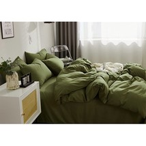 Queen Comforter Set Dark Green, Olive Green Soft Reversible All Season Down Alte - £64.99 GBP