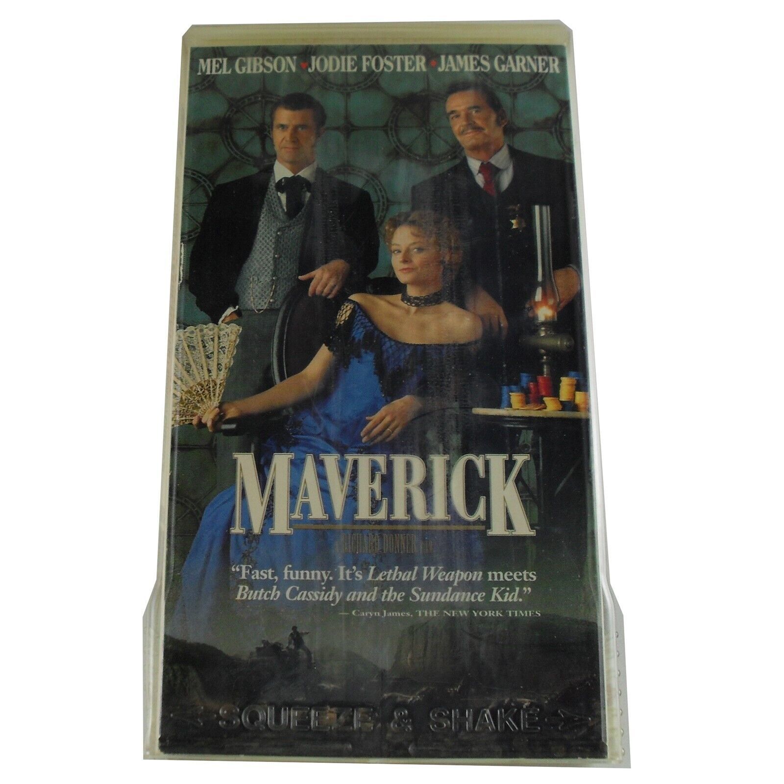Primary image for Maverick (VHS, 1994) Mel Gibson, Jodie Foster, James Garner