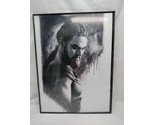 Framed Khal Drogo Game Of Thrones Charcoal Portrait 12&quot; X 16&quot; - £54.75 GBP
