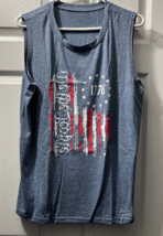 We The People 1776 American Flag Tank Top Women&#39;s Size XL NEW - £12.66 GBP