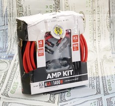 Metra BY-AK4P 4 AWG Complete Amp Kit 1400W Vehicle Installation #D2 - $47.99