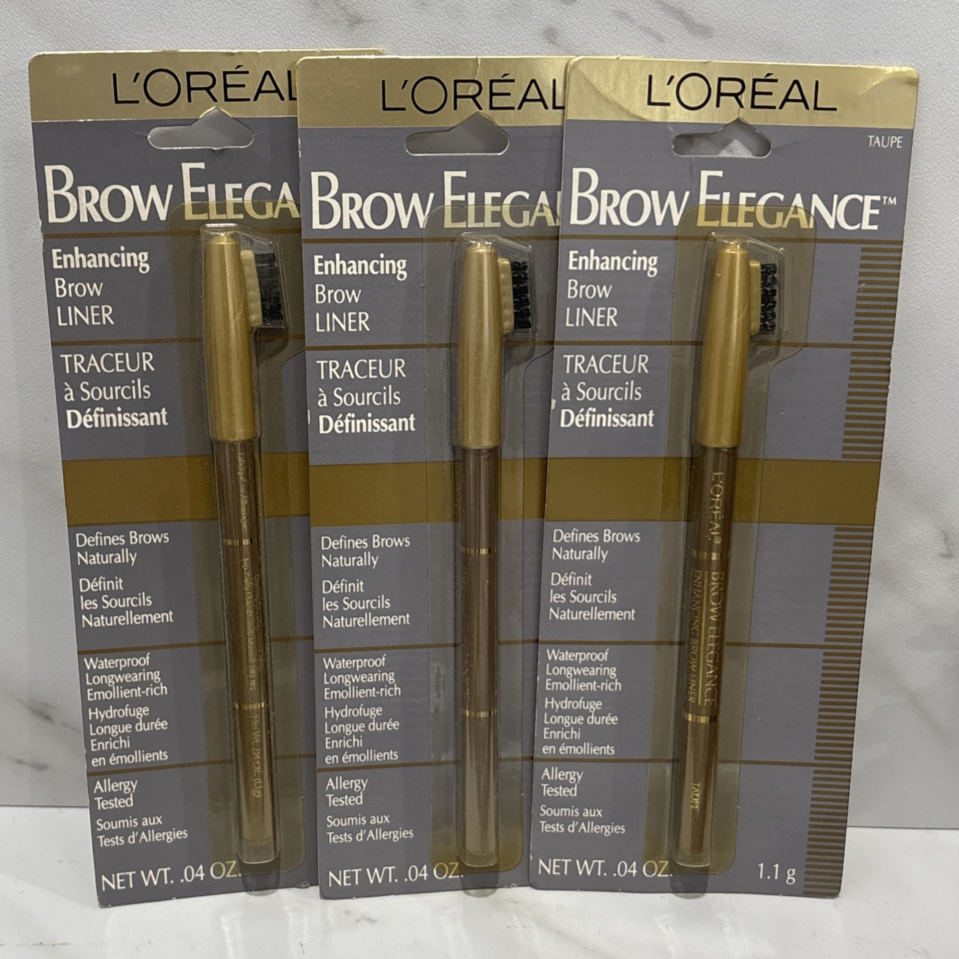 3 L&#39;oreal Brow Elegance Enhancing Brow Liner - Taupe - 0.04 oz - $22.28