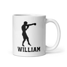 Boxing Ceramic Mug, Personalized Name Gloves Mugs Gift For Boxing Player... - $18.57+