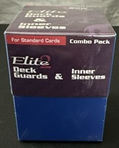 BCW Combo Pack - Elite2 Deck Guards and Inner Sleeves  - Blue - £8.09 GBP