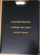 Caesars Palace Olympiad Race Book Handcapping Tournament Clipboard Folder - £20.07 GBP