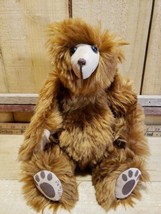 Vintage Jointed Mohair Teddy Bear 11&quot; Plush Handcrafted Signed M Michele Thord - £52.22 GBP