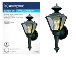 Westinghouse 66983 Wall Sconce 1-Light Matte Black - $24.75