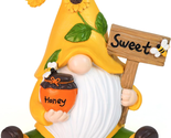 Bee Gnomes Spring Garden Gnomes Decorations Summer Sunflower Gnome Decor... - £16.69 GBP