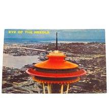 Postcard Eye Of The Needle Space Needle Seattle Washington Chrome Posted - $6.92