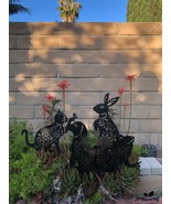 Metal Silhouette Animal Cut Out Garden Art Stake, CHOOSE Style - $25.90 CAD