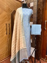 Banarasi Cotton Chiniya Silk Salwar Suit Unstitched, Water Zari Weaving Salwar S - £107.65 GBP