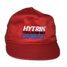 Hytrin Terazosin Capsules Red Snapback Hat Medical Hypertension Medicine... - £7.04 GBP