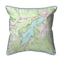 Betsy Drake Cobbetts Pond, NH Nautical Map Extra Large Zippered Indoor O... - £63.22 GBP
